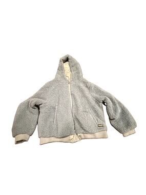 Hurley Sherpa Fleece Zip Hoodie Blue Women’s Small Est Cozy Jacket Full Zip